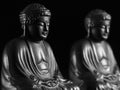 Sakyamuni Buddha sculpture Royalty Free Stock Photo